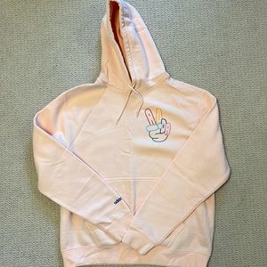 Adidas Peace Sign Hoodie - like-new condition
